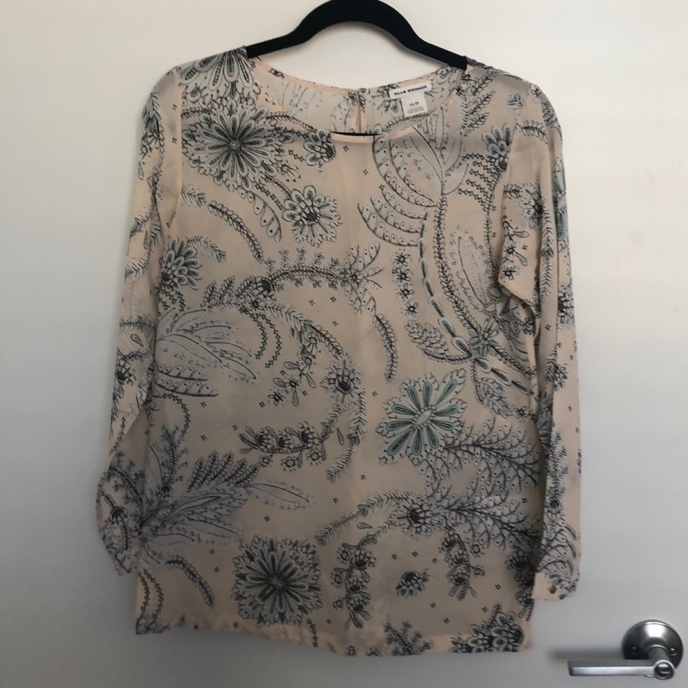 Club Monaco silk blouse